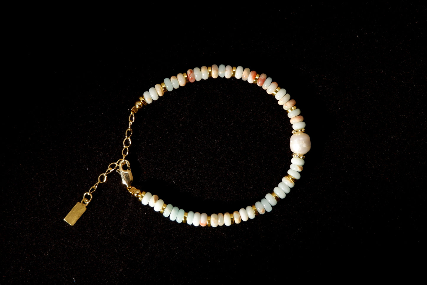Bracelet en pierre murmure de la mer