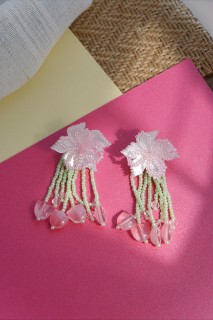 Boucles d'oreilles Fairy Dew de Peach Rhyme